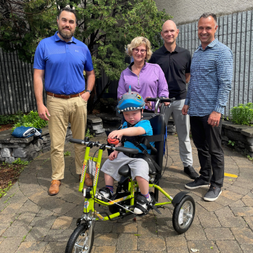 The RLF Advisory team at the Bike Presentation event