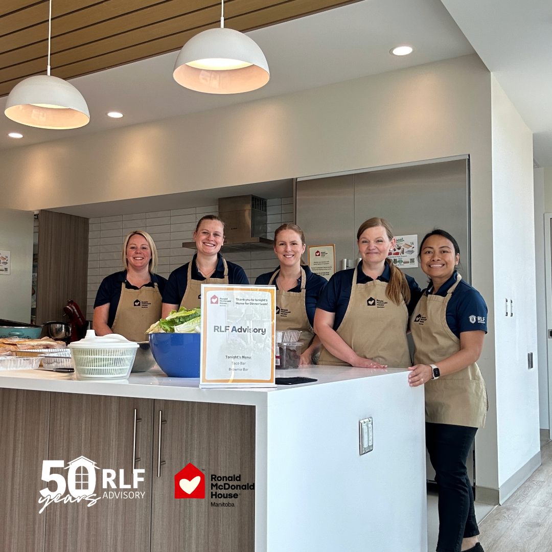 The RLF Advisory team supporting Ronald McDonald House